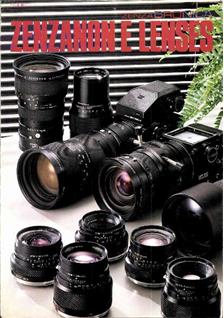 Bronica 55/4.5 manual. Camera Instructions.